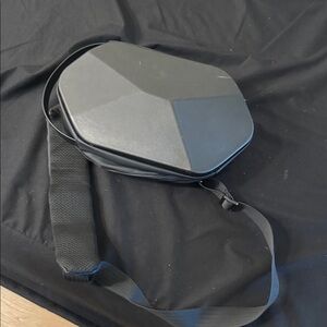 Universal Black Hard-Shell VR Headset Carrying Case with Shoulder Strap